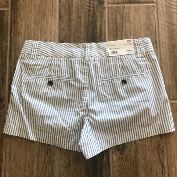 Uniqlo Chino Stripe Micro Shorts - Picture 2 of 3